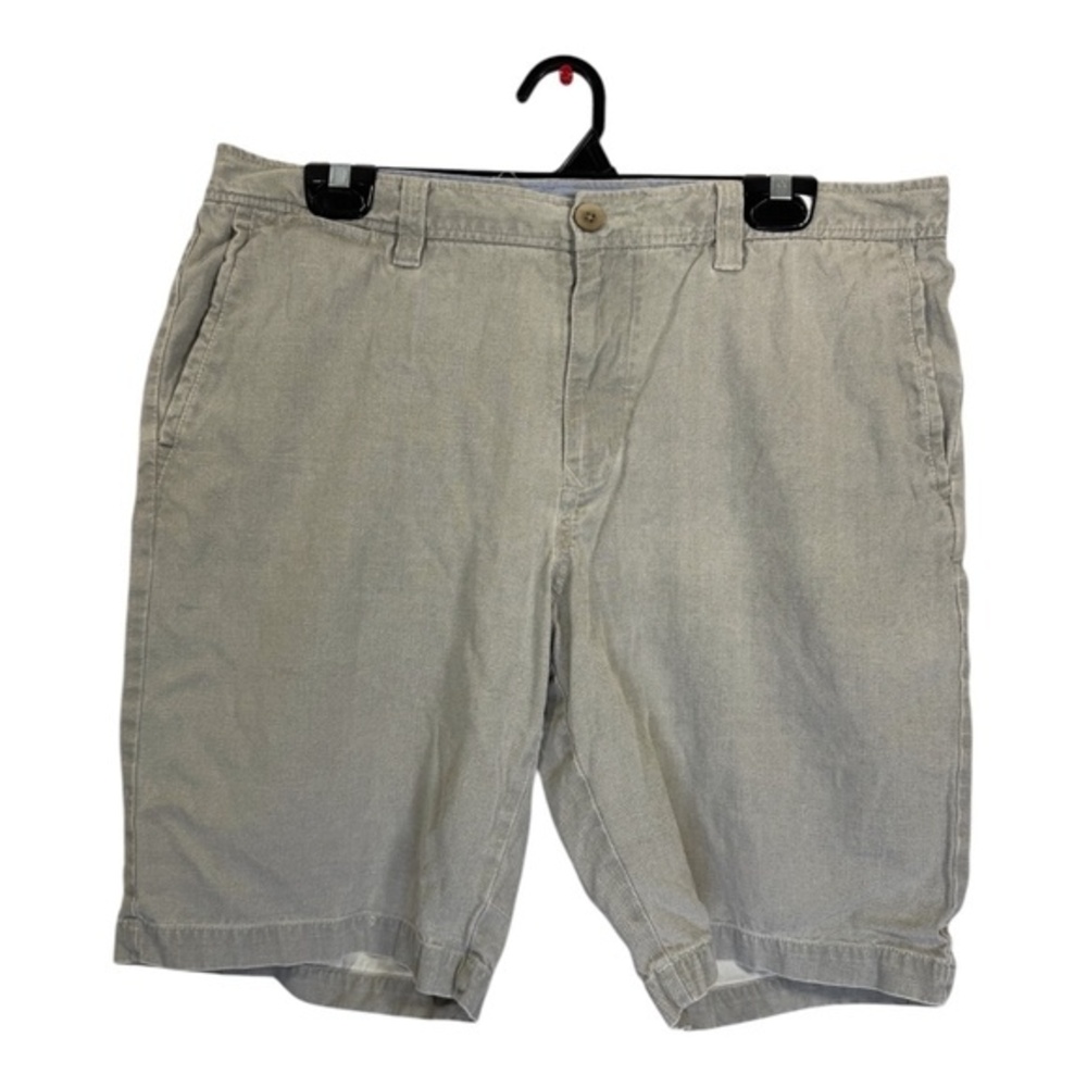Tommy Bahama Chino Shorts Mens Size 35 Silk Blend Beige Golf Hiking Casual